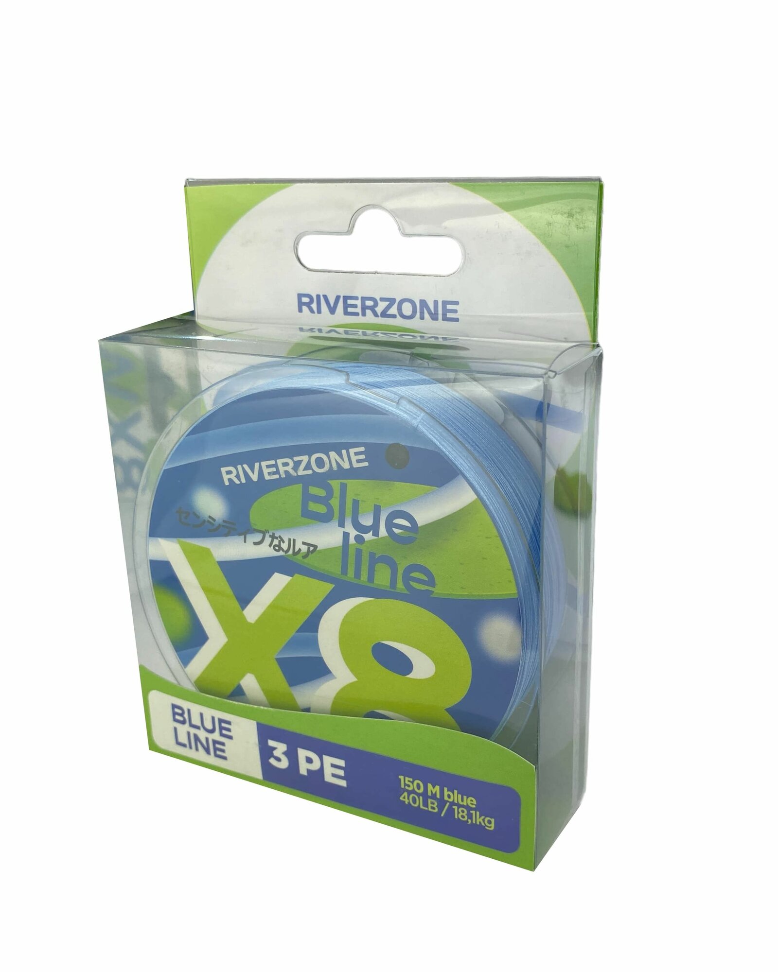 Шнур Riverzone Blue Line X8 PE 3,0 150м Blue — фото 1