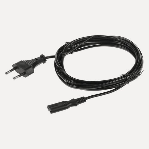 Изображение товара Кабель питания Buro IEC C7 (2-pin) - Евровилка, 3м [bu-pcab-3-2pin]