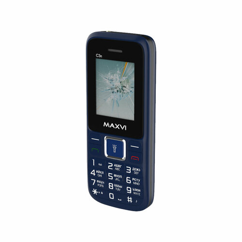 Мобильный телефон кнопочный 2 SIM Maxvi C3n marengo мобильный телефон maxvi k20 black 2 sim