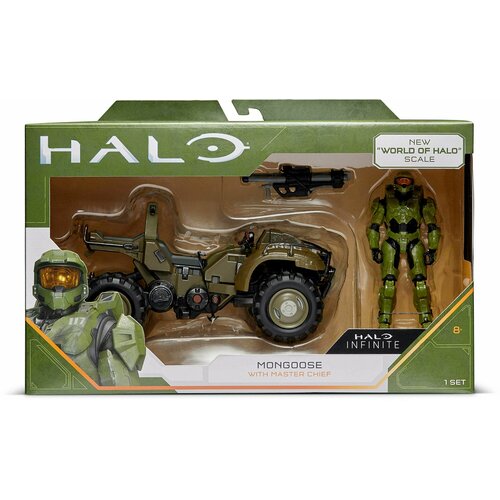 HALO - фигурка героя с транспортным средством с аксессуарами фигурка hasbro человек паук с транспортным средством e3368 15 см