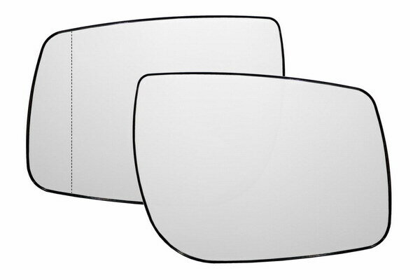 Комплект зеркальных элементов для автомобилей Лада Калина (2013-н. в.), Лада Гранта седан (2011-н. в.) АПн, с левым асферическим и правым сферическим противоослепляющими отражателями нейтрального тона.