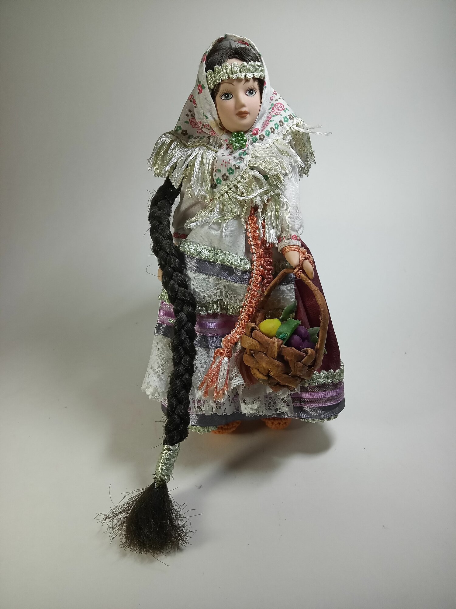 Кукла коллекционная в летнем костюме Вологодской губернии (доработанный костюм)