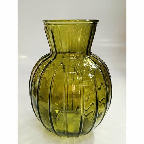 Ваза Белла 2 зеленый 24см