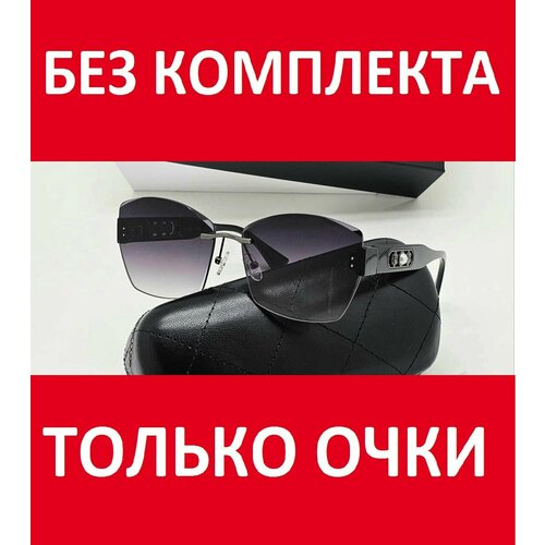 Солнцезащитные очки Chanel, черный