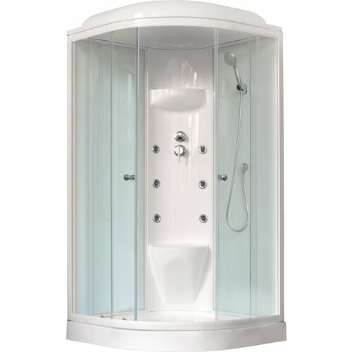 Душевая кабина Royal Bath RB 100HK7-WT (белое/прозрачное) душевая кабина royal bath rb 8120bp5 wt белое прозрачное правая