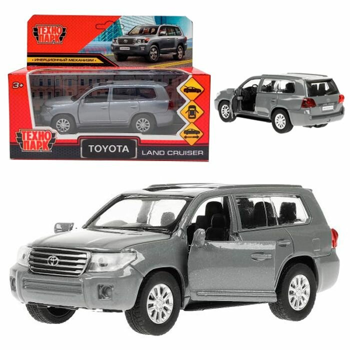 Машина металлическая Toyota Land Cruiser CRUISER-13-GY.