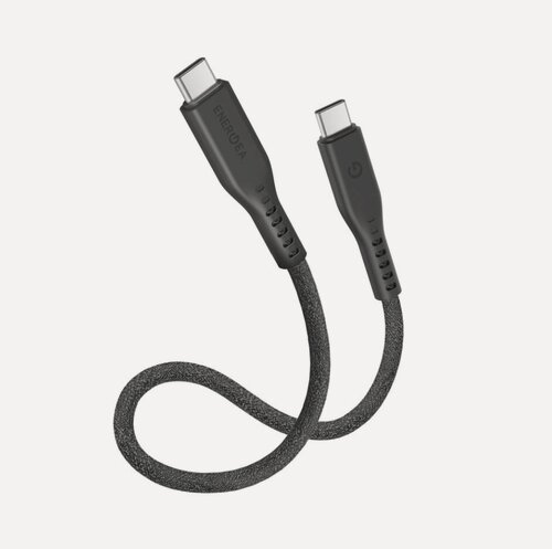 Изображение товара Кабель EnergEA Flow USB 3.2, USB-C to USB-C 20GBPS, 240W 30см. черный (BLACK)