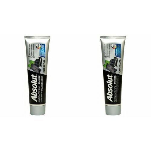 Absolut Зубная паста 4white антибактериальная 110 мл 2 штуки 604₽