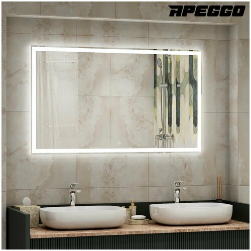 Зеркало для ванной Apeggo Estrella Led 900х700 GG90185 13600₽
