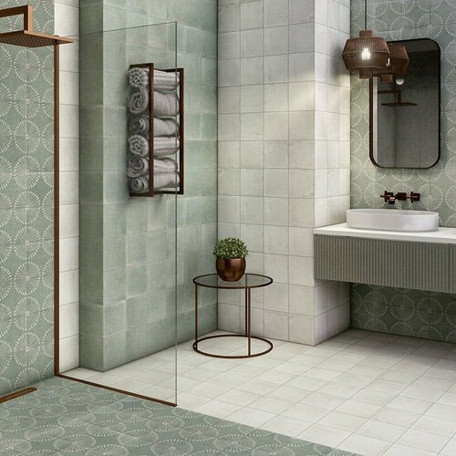 Керамогранит Mainzu Carino Menta Green Matt 20x20 PT03184 под камень матовая морозостойкая