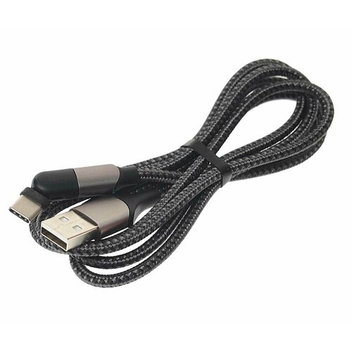 Кабель USB Type C 1.2 м черный, NB176 Black, XO азу xo tz08 mini type c 2usb 2 1a black