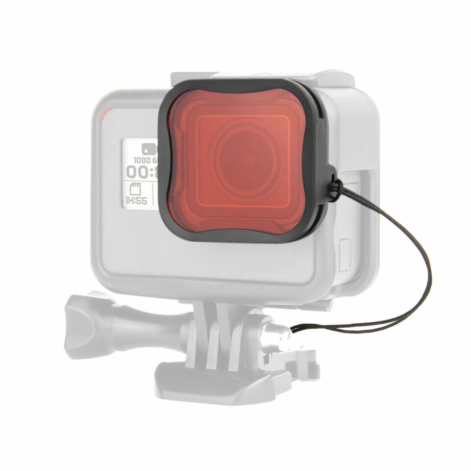 Набор светофильтров для подводной съёмки для GoPro Hero 5/6/7 Black/Hero 2018 | ND8 и два цветных фильтра