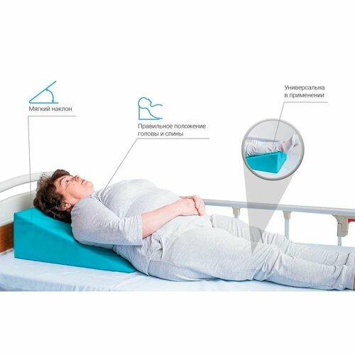 Клиновидная подушка при гэбр 63*59*21 см