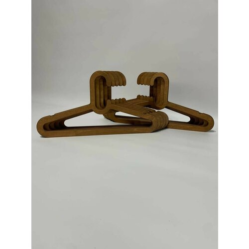 Вешалки для одежды, из дерева/из фанеры, набор 10 штук, Бренд Проект 69