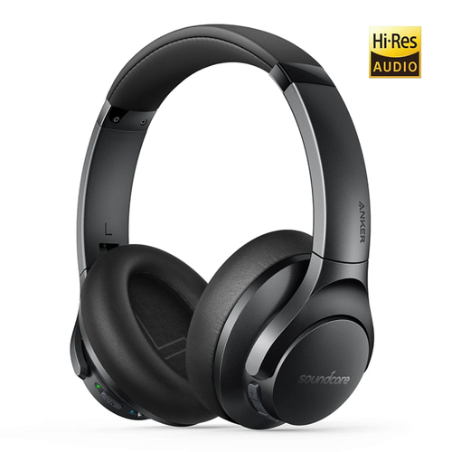 Наушники накладные Anker Soundcore Life Q20 Hybrid ANC Pure Sound no noise Headphones черные 6930₽