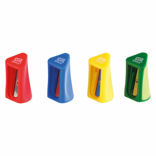 Точилка пластиковая ArtSpace Light 1 отверстие ассорти 335723 318₽