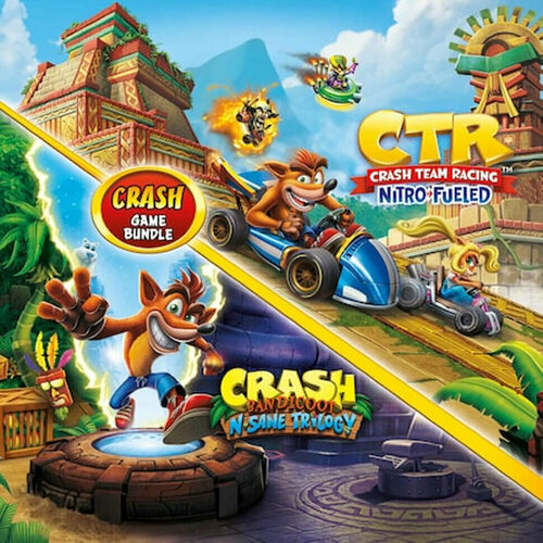 игра crash team racing nitro fueled spyro цифровой ключ для xbox one series x s английский язык аргентина Игра Crash Bandicoot - N. Sane Trilogy + CTR Nitro-Fueled Xbox One, Xbox Series S, Xbox Series X цифровой ключ