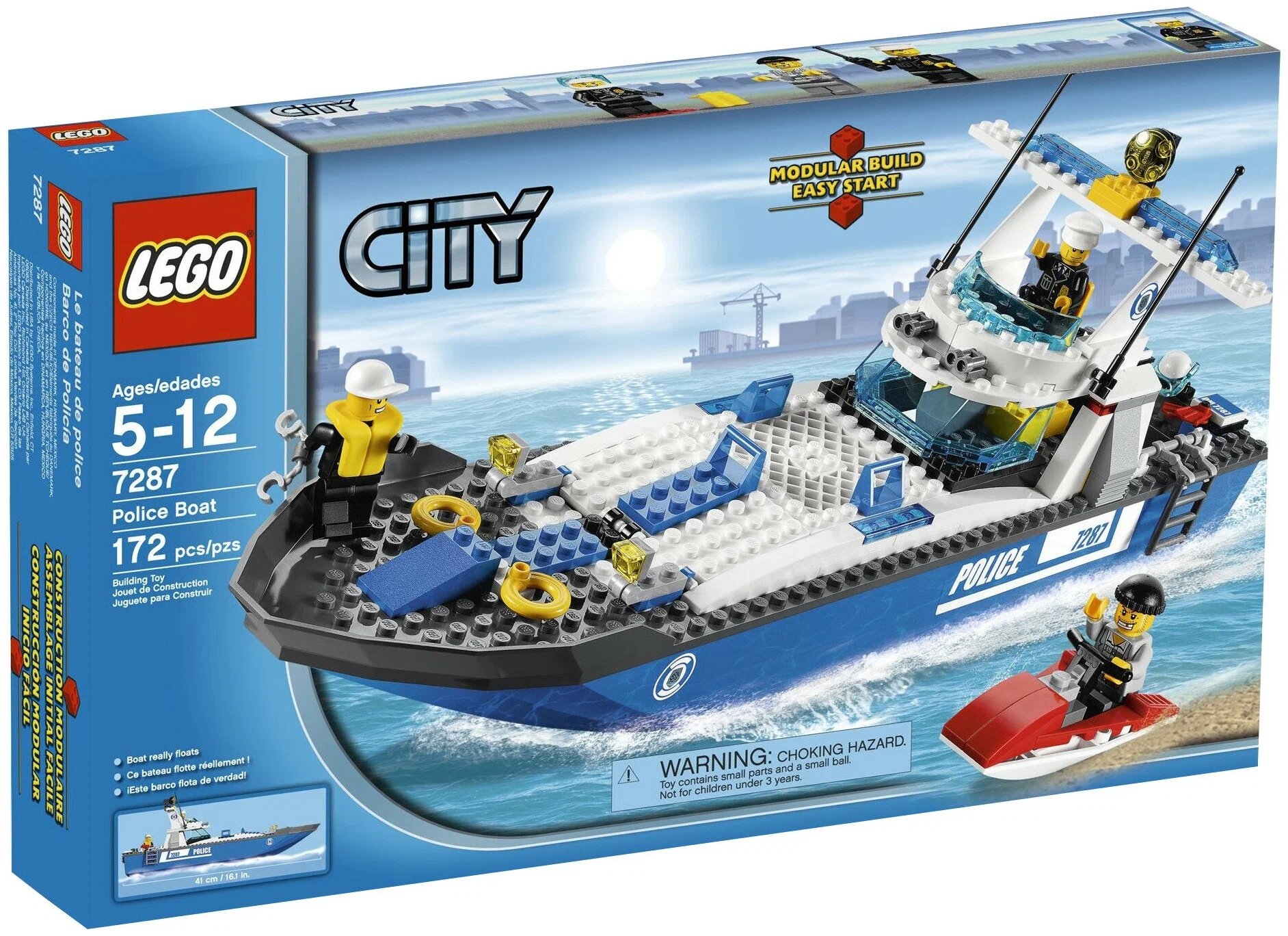 Конструктор LEGO City 7287 Полицейский катер