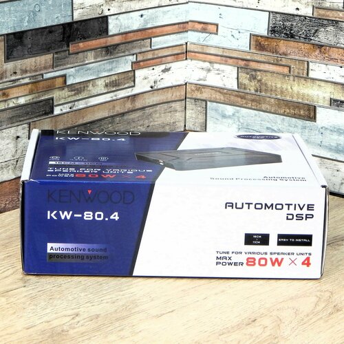 Автомобильный усилитель звука Kenwood KW-804 аудиопроцессор DSP для Android-магнитол типа планшет 3033₽