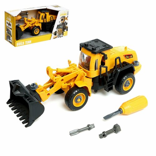 Конструктор винтовой Погрузчик инерция 33 детали 1291₽