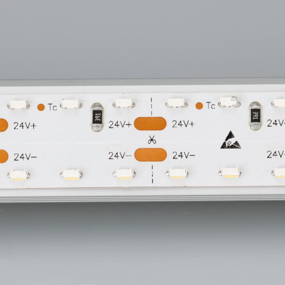 RS 2-5000 Day4000 2x2 024470 Светодиодная лента 24В (3014, IP33, 240 LED/m, LUX, 5 м) Arlight - фото №9