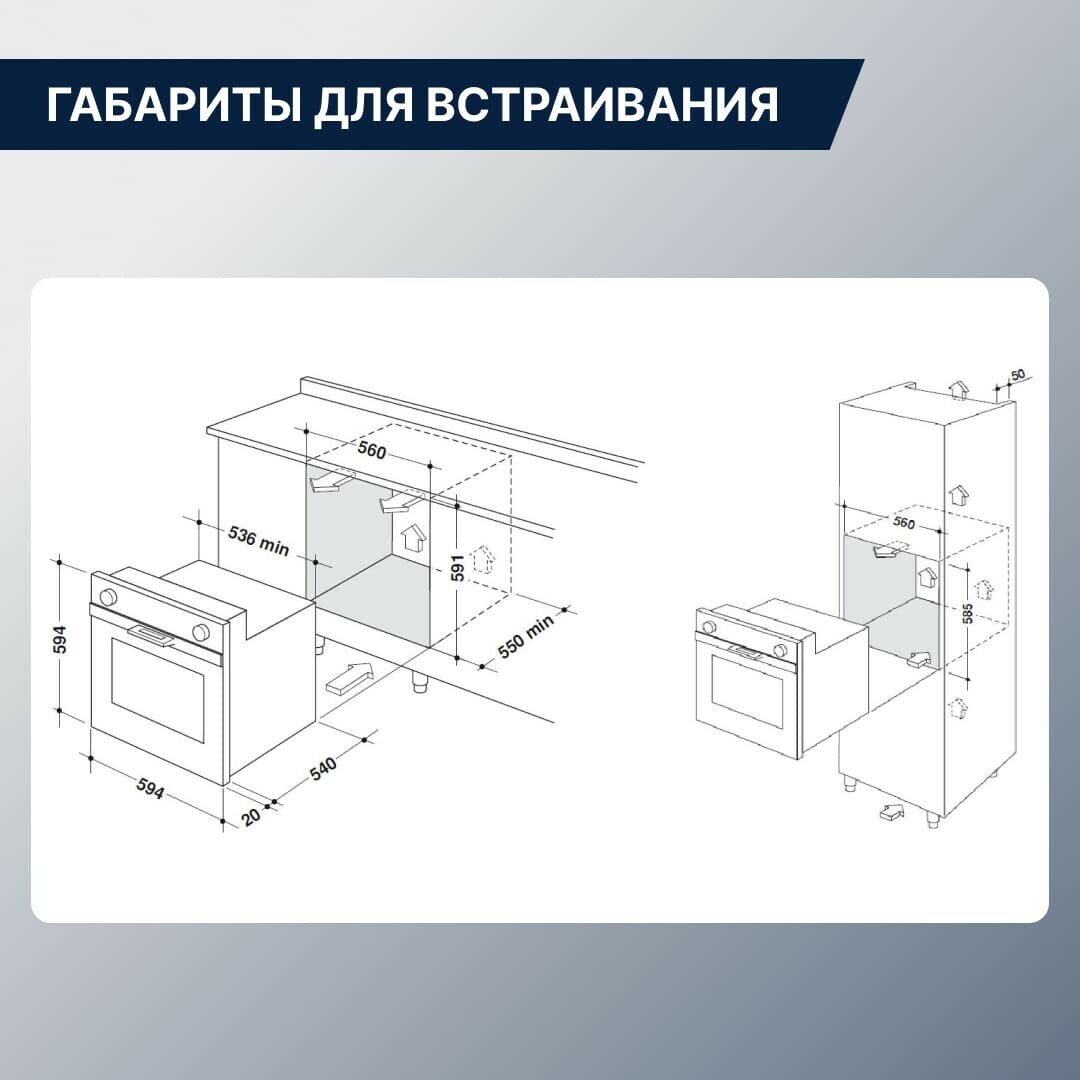 Электрический духовой шкаф Delonghi DEO 745 NB NARA