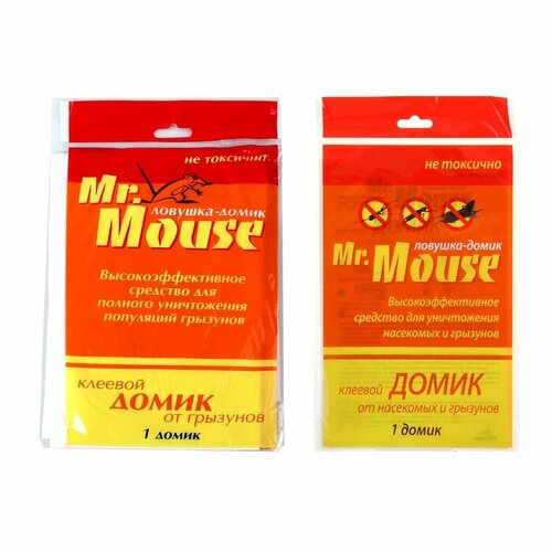 Домик клеевой Mr. MOUSE от грызунов домик клеевой mr mouse от грызунов