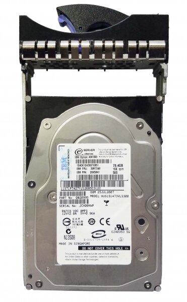 Жесткий диск IBM 40K1043 73,4Gb 15000 SAS 3,5" HDD