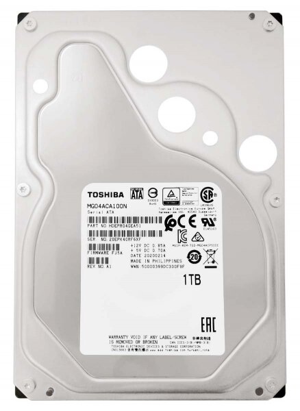 Жесткий диск Toshiba MG04ACA100N 1Tb 7200 SATAIII 3.5" HDD