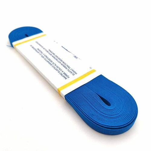 Резинка тканая для одежды обуви ширина 10 мм цвет синий 10 м 412₽