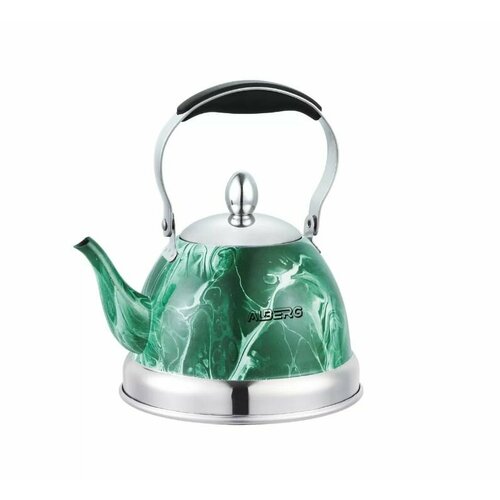 Заварочный чайник ALBERG 10л из нерж стали индукционное дно изумруд 2023₽