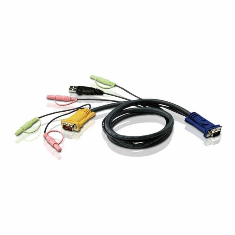 ATEN 2L-5305U КВМ-кабель USB для соединения с ПК HDB USB и аудио 2L-5305U