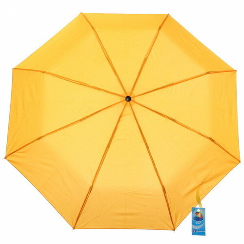 Мини-зонт Ultramarine, желтый зонт женский полуавтомат амулет цвет микс 8 спиц d 110см длина в слож виде 72см