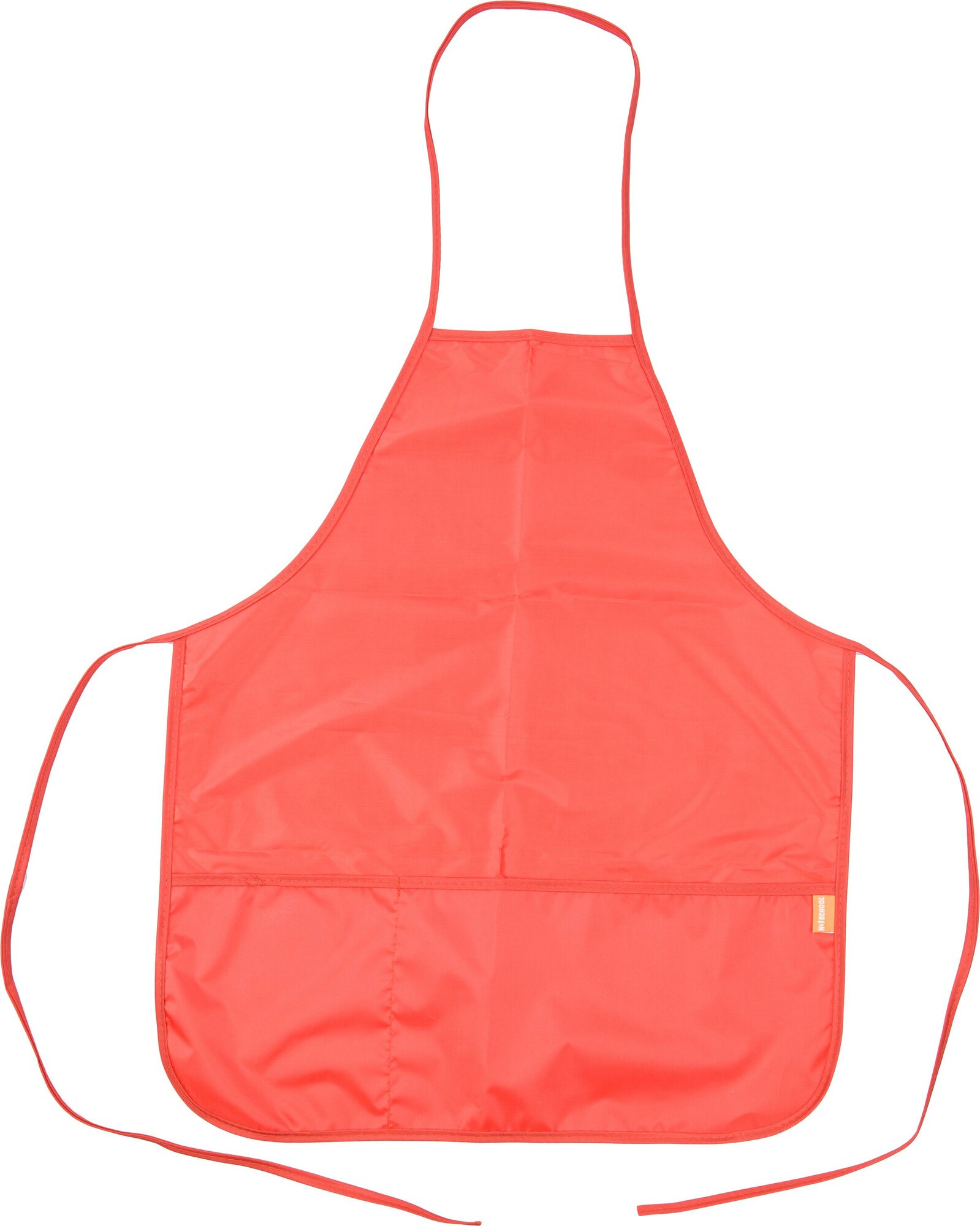 фото Фартук для труда №1 School красный 535x445 см, 2 кармана, Ф-5