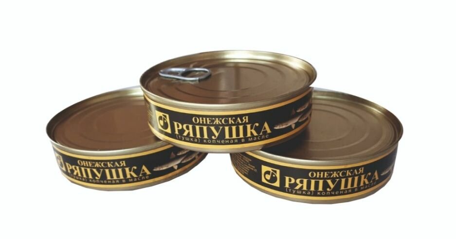 Ряпушка копченая (тушка) в масле, ж/б 160гр, 3 банки