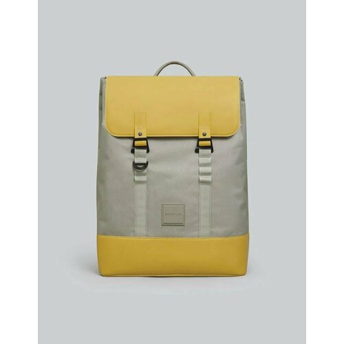 Рюкзак Gaston Luga HE302 Heritage 16 Backpack. цвет: серо-зеленый шалфей с желтыми вставками