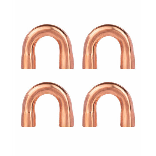 Поворотный элемент медный 180° под пайку – комплект 4 ШТ.