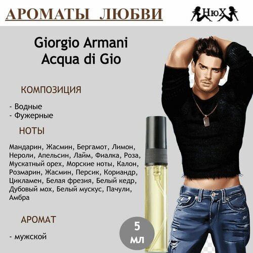 Парфюмерная вода Giorgio Armani Acqua di Gio, 5мл