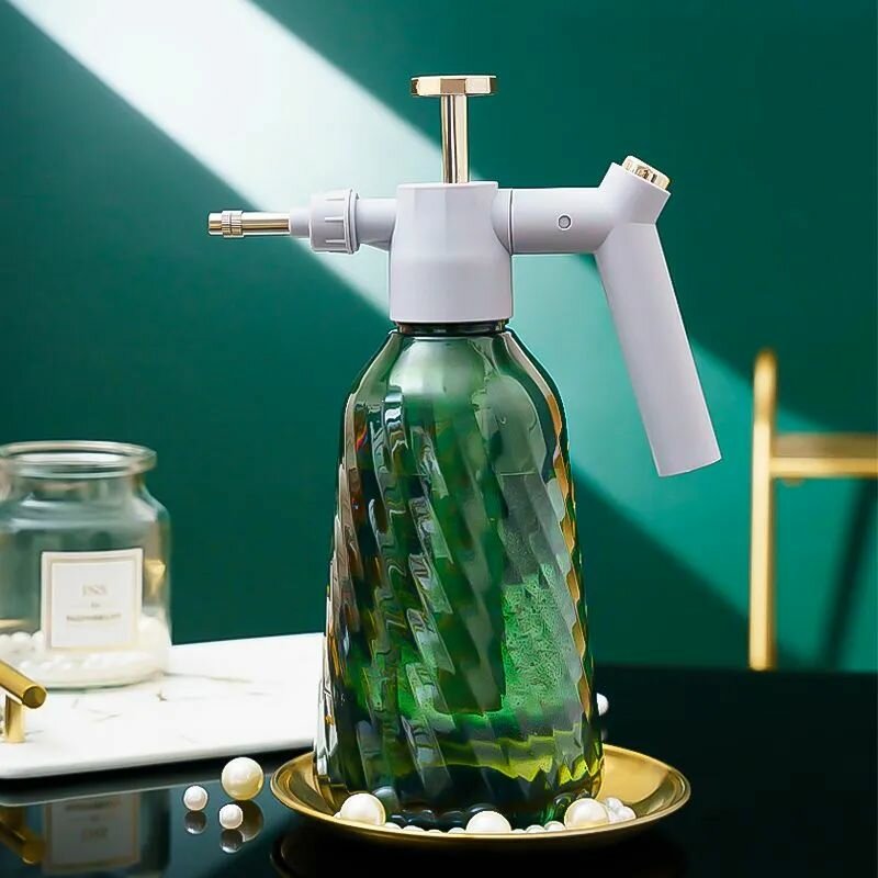 фото Опрыскиватель садовый, помповый, пульверизатор для растений, цветов,1.5 литра, зеленый