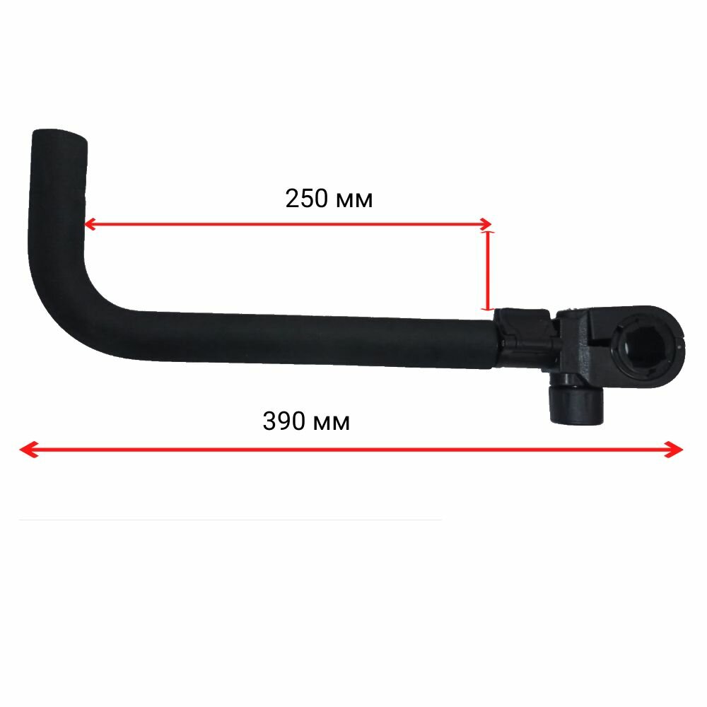 фото Фидерный обвес, Г-образный держатель комеля для фидерного кресла, фидерный обвес на 25, 30, 36 ногу