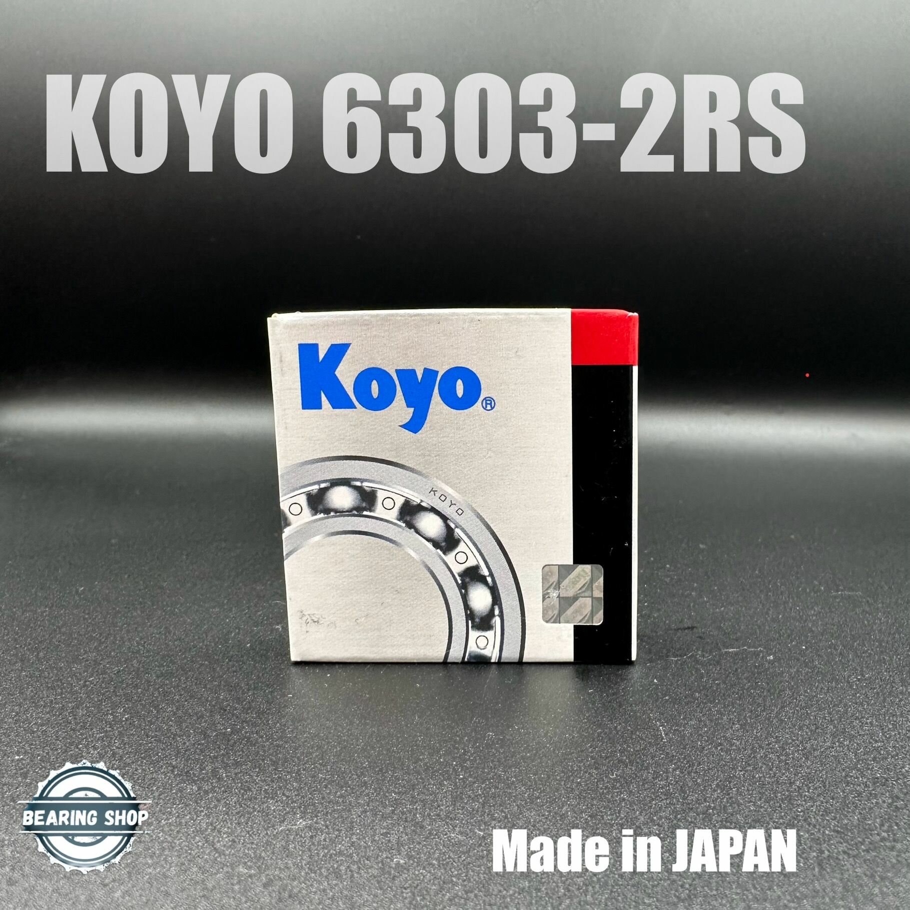 Подшипник KOYO 6303-2RS (180303) 17*47*14 Made in JAPAN
