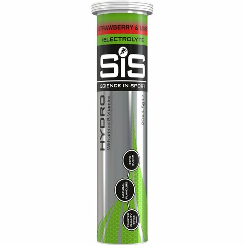 Science In Sport (SiS) Hydro, + Electrolyte / 20 таблеток растворимых, Вкус Berry / Ягоды