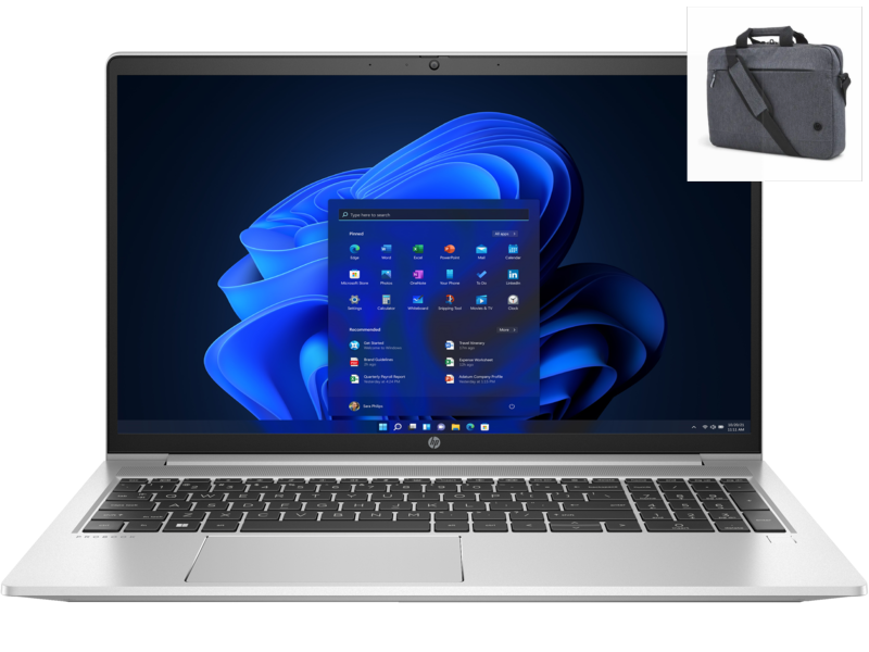 Ноутбук HP ProBook 450 G9 (Intel Core i5 1235U 1.3GHz/ 15.6"/ 1920X1080/ 16GB DDR4/ 512GB SSD/ Intel Iris XE Graphics/ Win 11 Pro) + HP Cумка