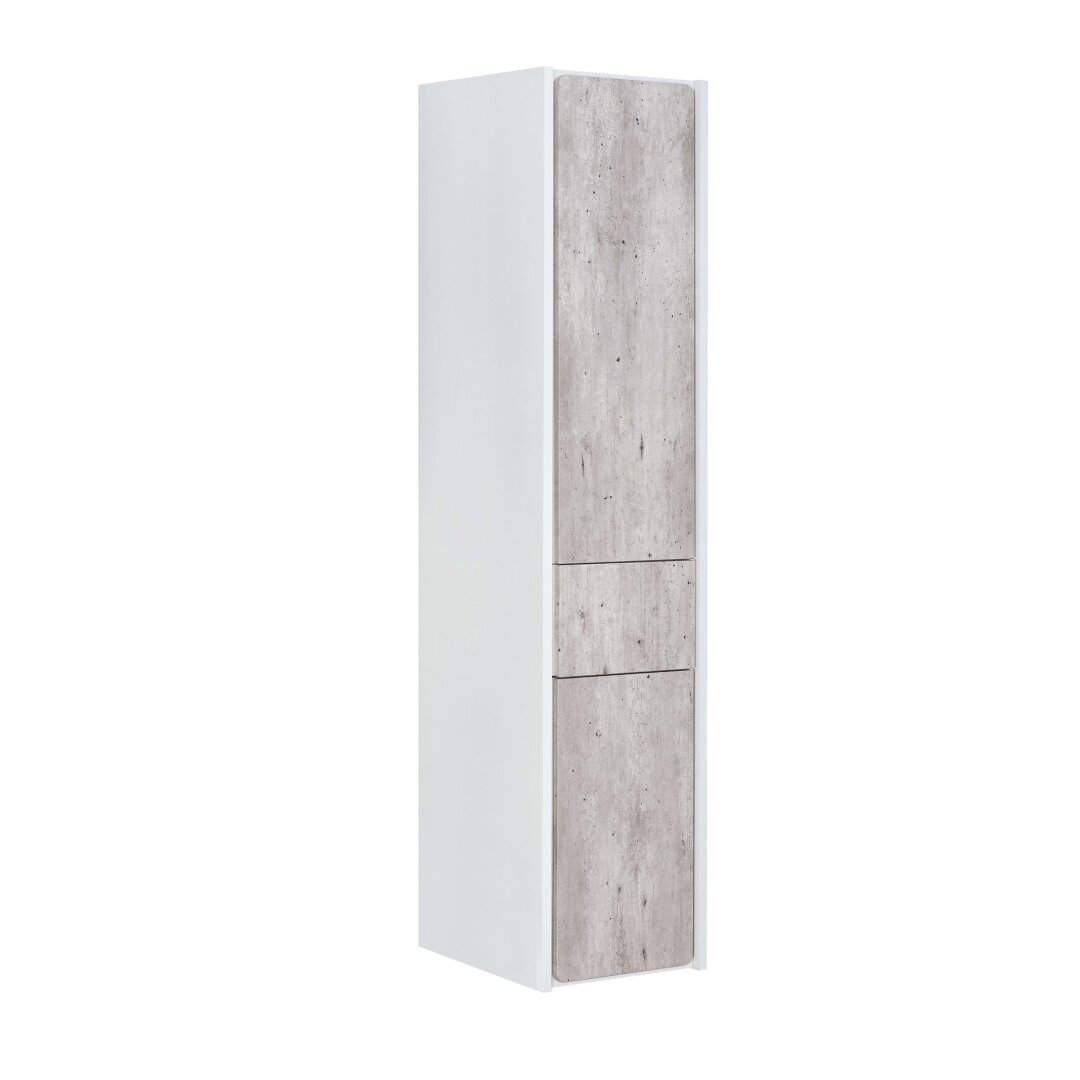 Шкаф-колонна Roca Ronda ZRU9303005 левый белый матовый/бетон