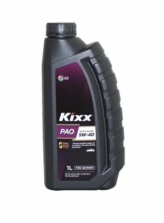 Моторное масло Kixx PAO A3/B4 5W-40, 1 л