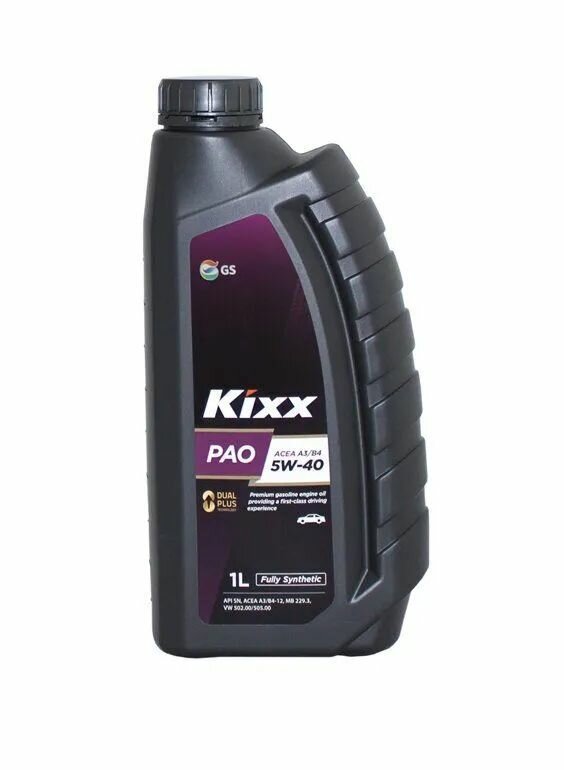 фото Синтетическое моторное масло Kixx PAO A3/B4 5W-40