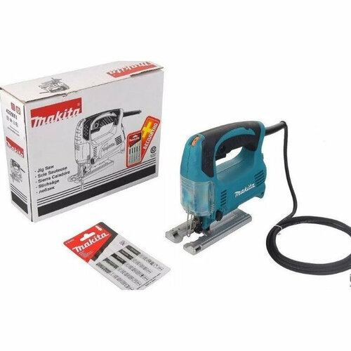 Лобзик Makita 4329X1 лобзик makita 4329x1 в рук 450вт 500 3100об м ход 18мм рез 65мм 1 9кг кор маятн набор a 86898