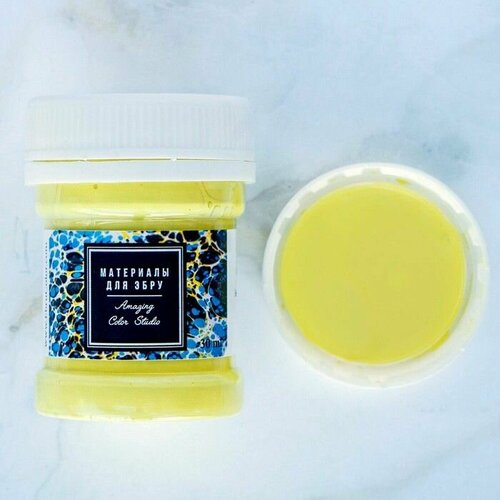 Краска для эбру лимонный пастельный 30 мл 569₽