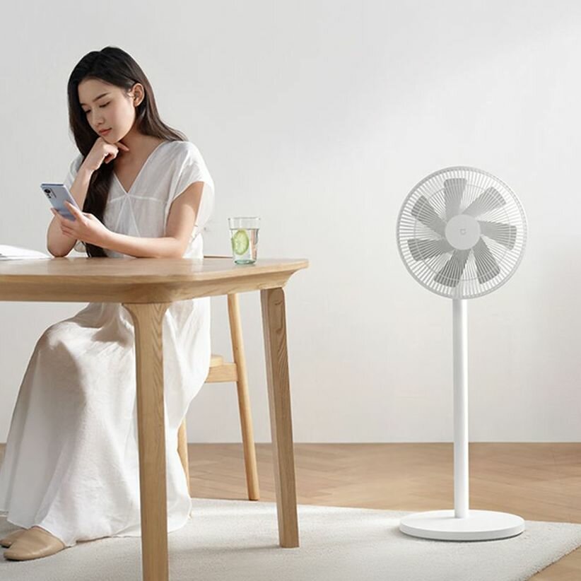 Вентиляторы Xiaomi Умный вентилятор напольный Xiaomi Mijia DC Inverter Fan 1X Upgraded (BPLDS07DM), CN-версия, Новинка!