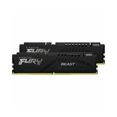 Оперативная память Kingston Fury Beast KF560C40BBK2-32 32Gb оперативная память kingston 32gb fury beast kf432c16bbk2 32